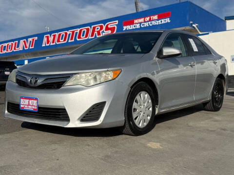 2012 Toyota Camry for sale at Discount Motors in Pueblo CO