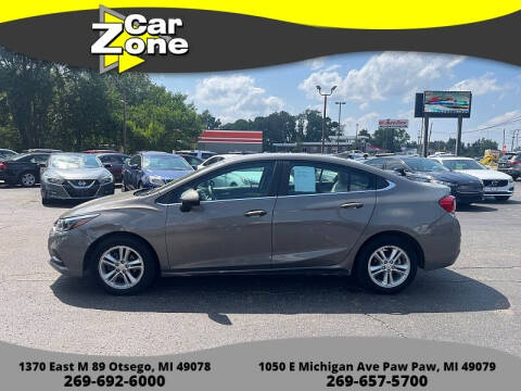 2018 Chevrolet Cruze for sale at Car Zone in Otsego MI