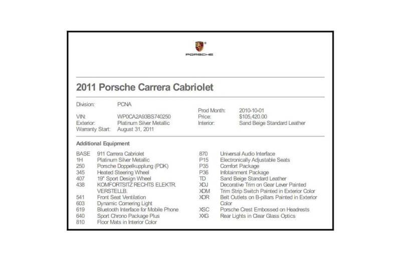 2011 Porsche 911