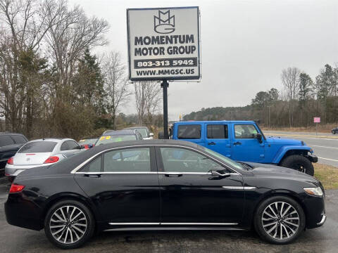2017 Lincoln Continental for sale at Momentum Motor Group in Lancaster SC