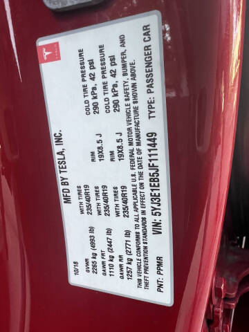 2018 Tesla Model 3 Long Range