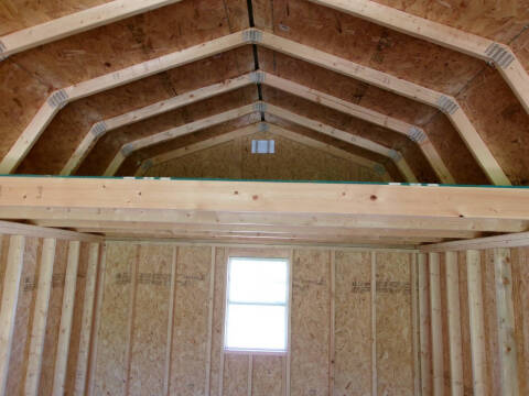 12 x 28 lofted barn w/garage pkg