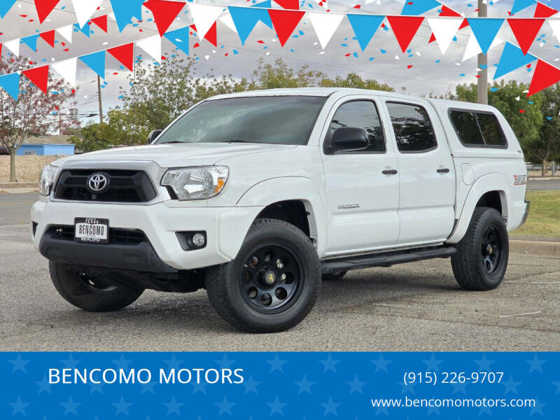2014 Toyota Tacoma for sale at BENCOMO MOTORS in El Paso TX