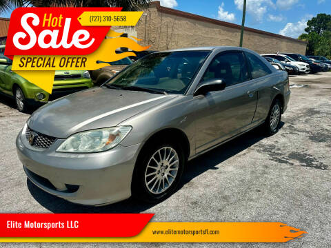 2005 Honda Civic for sale at Elite Motorsports LLC in Saint Petersburg FL