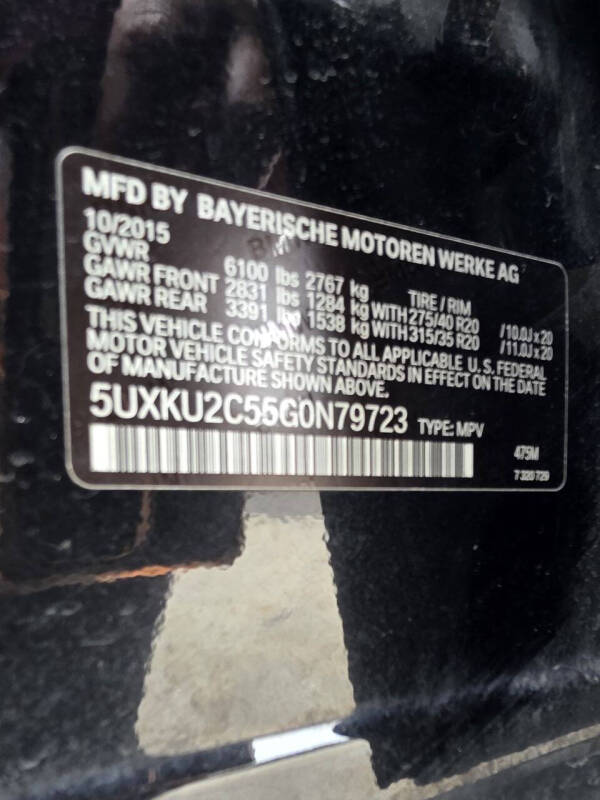 2016 BMW X6 xDrive35i