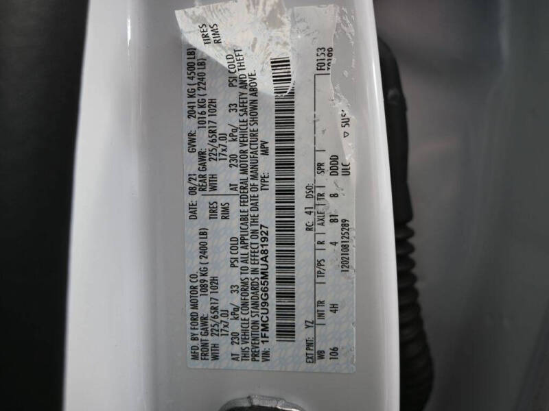 2021 Ford Escape SE