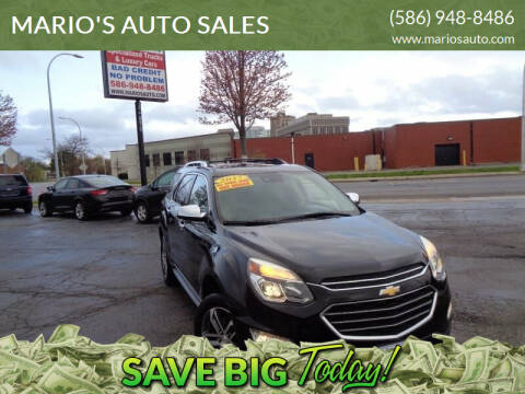 2017 Chevrolet Equinox for sale at MARIO'S AUTO SALES in Mount Clemens MI