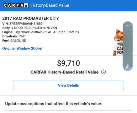 2017 RAM ProMaster City