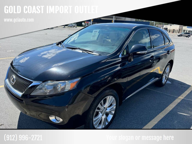 2011 Lexus RX 450h for sale at GOLD COAST IMPORT OUTLET in Saint Simons Island GA