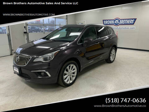 2016 Buick Envision for sale at Brown Brothers Automotive Sales And Service LLC in Hudson Falls NY