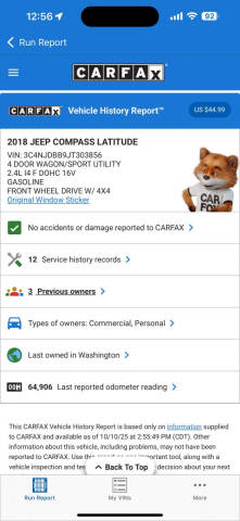 2018 Jeep Compass Latitude