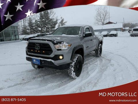 2019 Toyota Tacoma for sale at MD Motors LLC in Williston VT