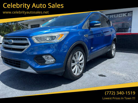 2017 Ford Escape for sale at Celebrity Auto Sales in Fort Pierce FL