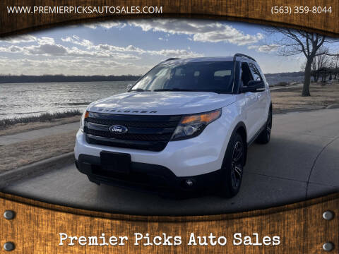 2015 Ford Explorer for sale at Premier Picks Auto Sales in Bettendorf IA