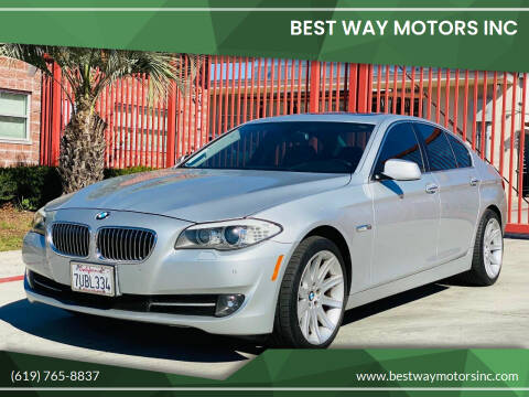 2013 BMW 5 Series for sale at BEST WAY MOTORS INC in San Diego CA