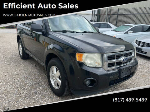 2011 Ford Escape for sale at Efficient Auto Sales in Crowley TX