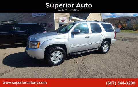 2014 Chevrolet Tahoe for sale at Superior Auto in Cortland NY