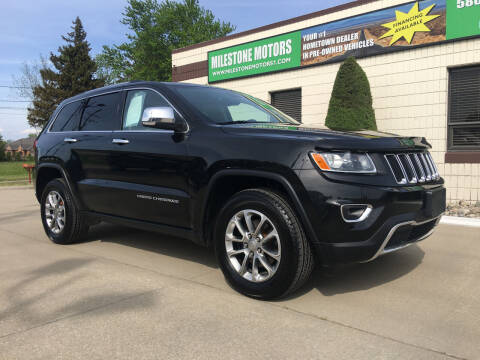 2015 Jeep Grand Cherokee for sale at MILESTONE MOTORS in Chesterfield MI