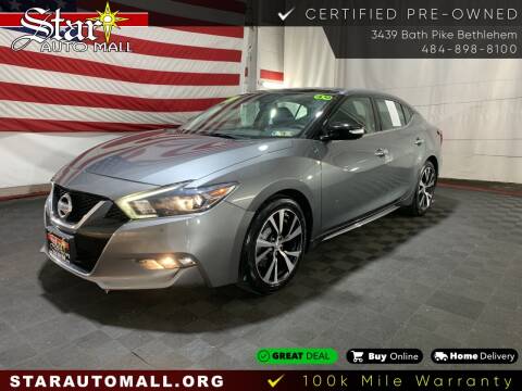 2018 Nissan Maxima for sale at STAR AUTO MALL 512 in Bethlehem PA