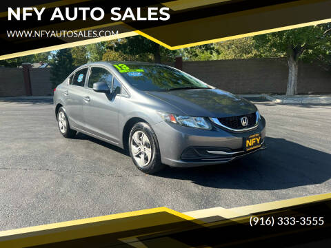 2013 Honda Civic for sale at NFY AUTO SALES in Sacramento CA