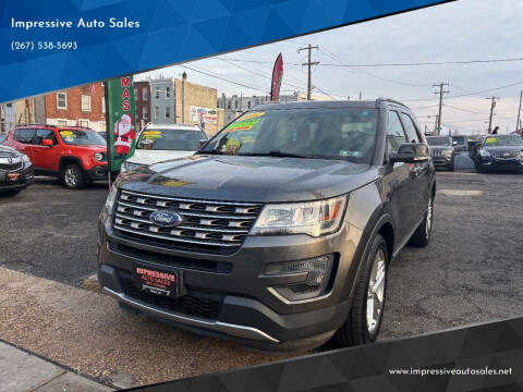 2016 Ford Explorer for sale at Impressive Auto Sales in Philadelphia PA