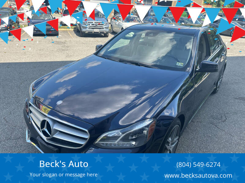 2016 Mercedes-Benz E-Class E 350 4MATIC