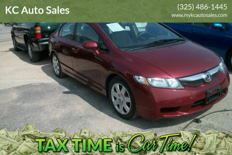 KC Auto Sales Car Dealer in San - 2009 Honda Civic Lx 4dr Sedan 5a