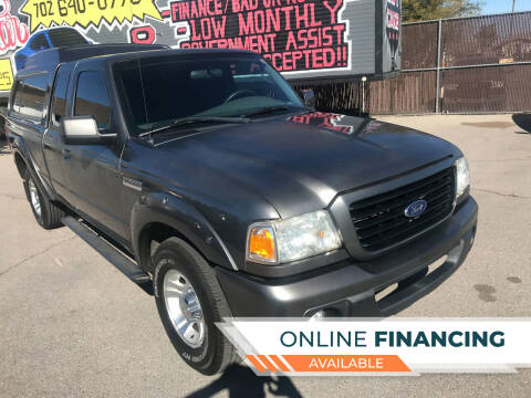 2008 Ford Ranger for sale at ROCK STAR TRUCK & AUTO LLC in Las Vegas NV