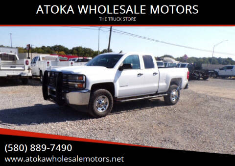 2017 Chevrolet Silverado 2500HD for sale at ATOKA WHOLESALE MOTORS in Atoka OK