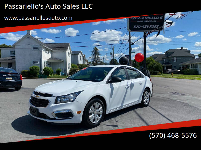 2016 Chevrolet Cruze Limited for sale at Passariello's Auto Sales LLC in Old Forge PA