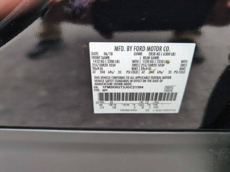 2018 Ford Explorer Sport