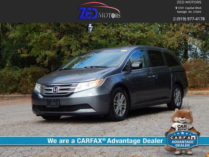 2011 Honda Odyssey for sale at Zed Motors in Raleigh NC