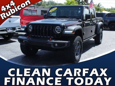 2020 Jeep Gladiator for sale at Palm Beach Auto Wholesale in Lake Park FL