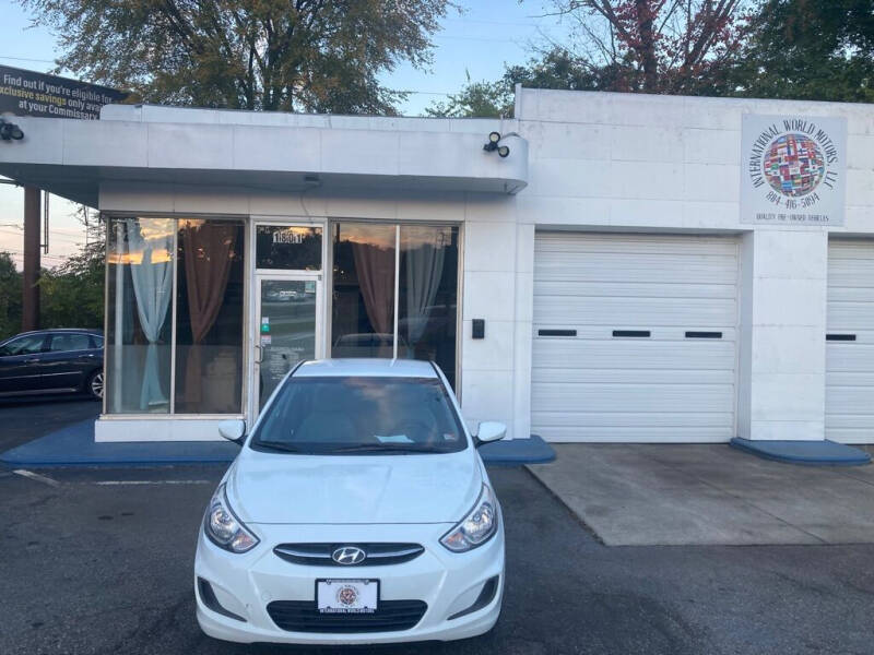 2015 Hyundai Accent for sale at International World Motors LLC in Richmond VA
