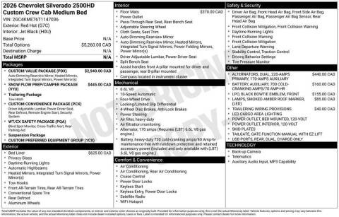 2026 Chevrolet Silverado 2500HD