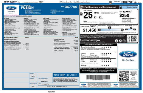 2017 Ford Fusion Titanium