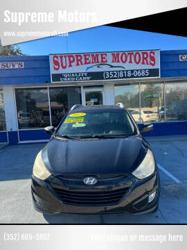 2013 Hyundai Tucson for sale at Supreme Motors in Leesburg FL