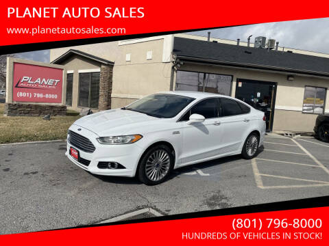 2016 Ford Fusion for sale at PLANET AUTO SALES in Lindon UT