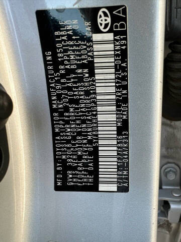 2016 Toyota Corolla S Special Edition