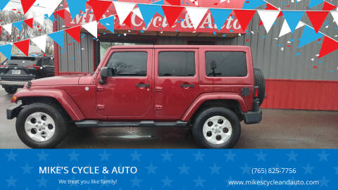 2013 Jeep Wrangler Unlimited for sale at MIKE'S CYCLE & AUTO in Connersville IN