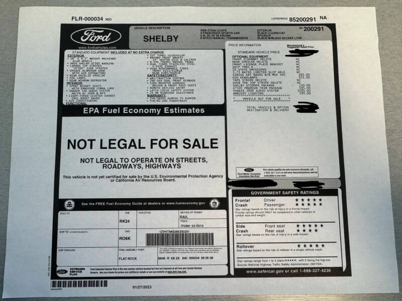 2008 Ford Shelby GT500