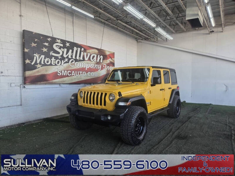 2020 Jeep Wrangler Unlimited for sale at SULLIVAN MOTOR COMPANY INC. in Mesa AZ