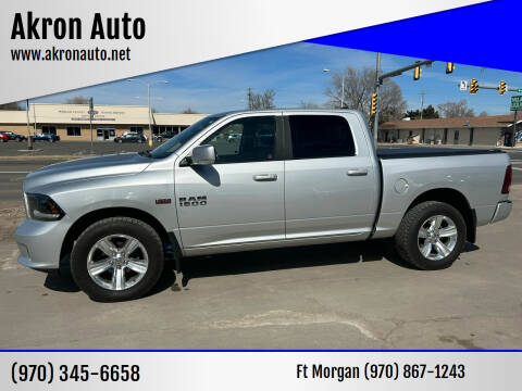 2015 RAM 1500 for sale at Akron Auto - Fort Morgan in Fort Morgan CO