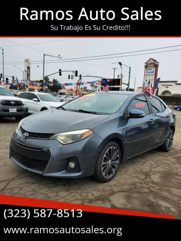 2015 Toyota Corolla for sale at Ramos Auto Sales in Los Angeles CA