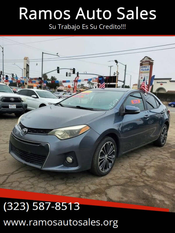 2015 Toyota Corolla for sale at Ramos Auto Sales in Los Angeles CA