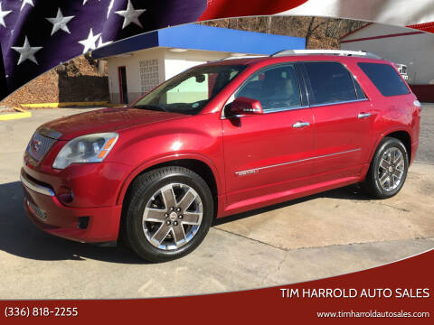 2012 GMC Acadia for sale at Tim Harrold Auto Sales in Wilkesboro NC