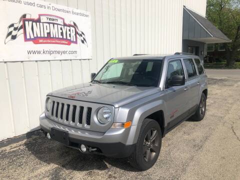 2016 Jeep Patriot for sale at Team Knipmeyer in Beardstown IL