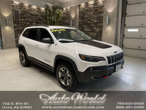 2019 Jeep Cherokee for sale at Auto World Used Cars in Hays KS