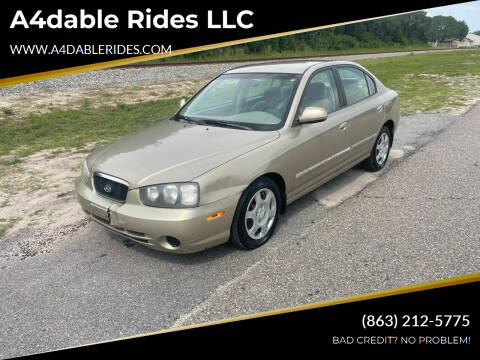 2003 Hyundai Elantra for sale at A4dable Rides LLC in Haines City FL