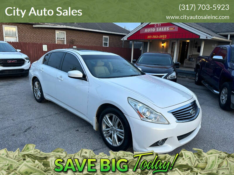 2013 Infiniti G37 Sedan for sale at City Auto Sales in Indianapolis IN